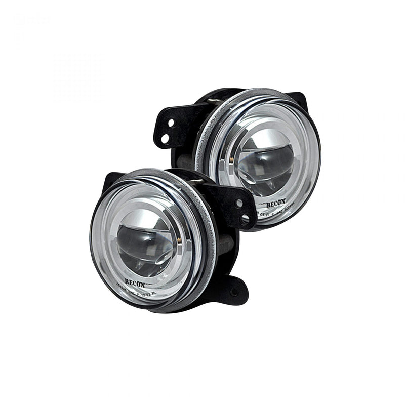 Jeep Wrangler 07-18 2-Piece Fog Lights Set I Clear & Chrome