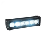 2100 Lumen 8" Light Bar & Wiring Kit 6 5-Watt Square CREE XTE Square