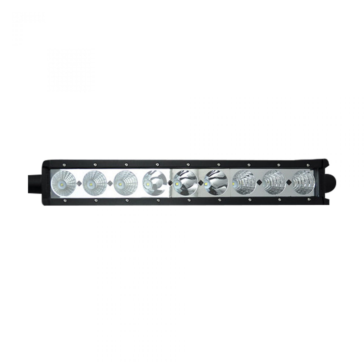 6750 Lumen 18" Light Bar & Wiring Kit 9 5-Watt Square CREE XTE Square