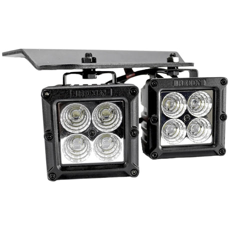 Ford SVT Raptor 10-14 Ultra Bright Dual Beam Spot & Flood LED Driving & Fog Lights 4-Pc Kit - White