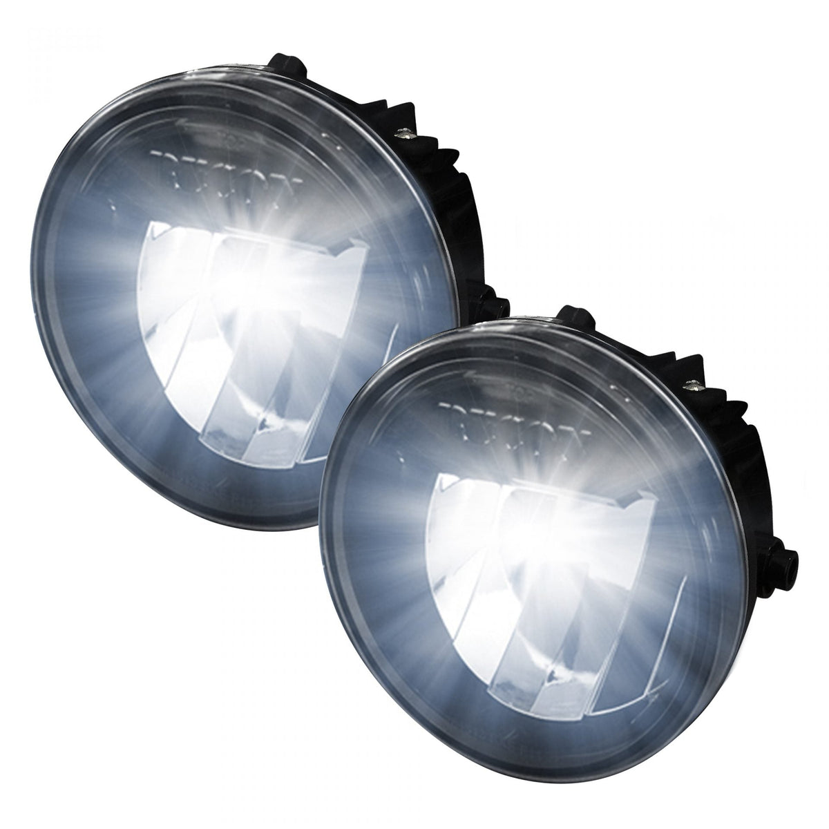 Ford F150 09-14 Ultra Bright White LED Fog Lights 2-Pc Kit (Replaces Factory Fog Lights) - Multiple Lens