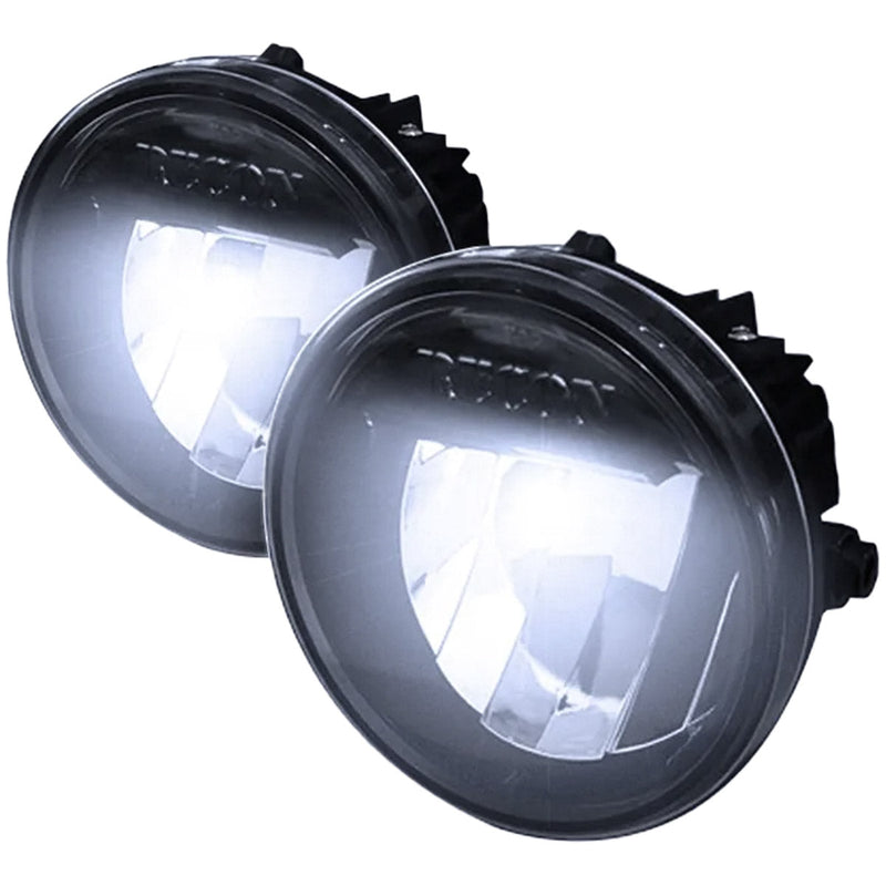 Ford F150 09-14 Ultra Bright White LED Fog Lights 2-Pc Kit (Replaces Factory Fog Lights) - Multiple Lens