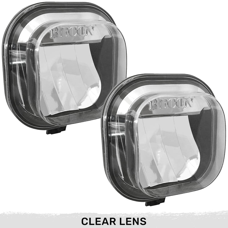 Ford Super Duty 11-16 Ultra Bright White LED Fog Lights 2-Pc Kit (Replaces Factory Fog Lights) - Multiple Lens