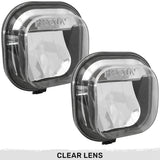 Ford Super Duty 11-16 Ultra Bright White LED Fog Lights 2-Pc Kit (Replaces Factory Fog Lights) - Multiple Lens