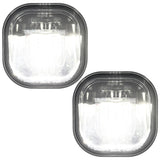 Ford Super Duty 11-16 Ultra Bright White LED Fog Lights 2-Pc Kit (Replaces Factory Fog Lights) - Multiple Lens