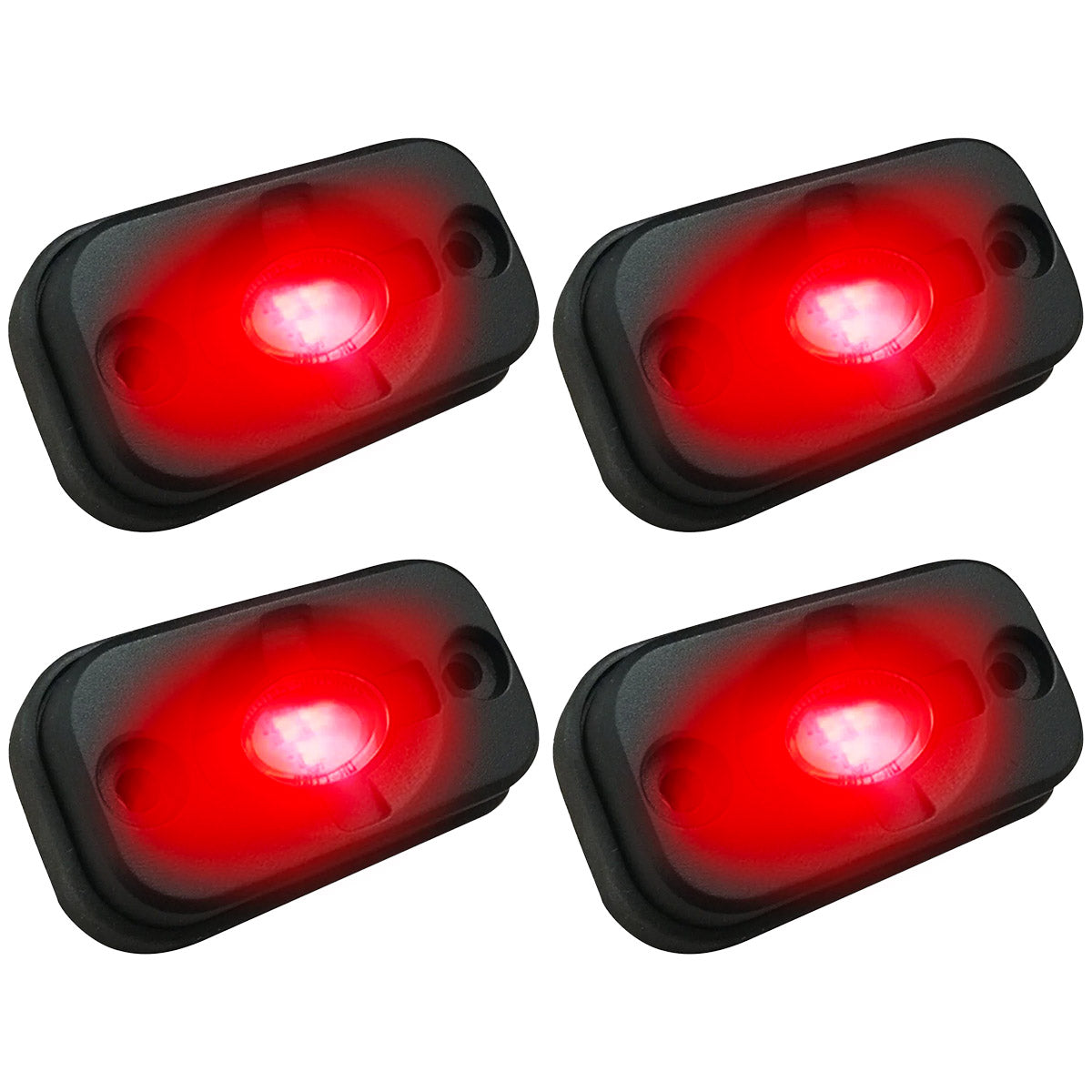 Universal 4-PC Ultra Bright CREE LED Underbody Rock Lights - Multiple Colors