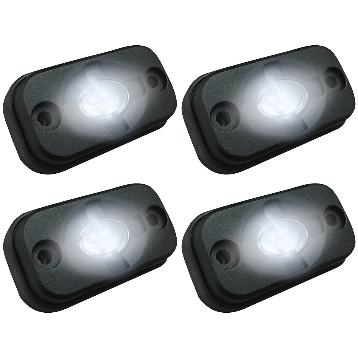 Universal 4-PC Ultra Bright CREE LED Underbody Rock Lights - Multiple Colors