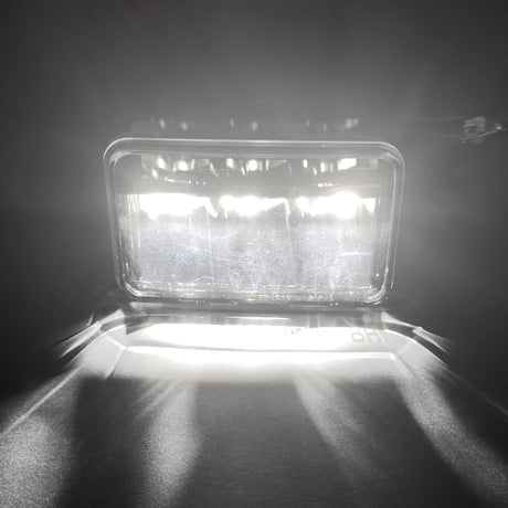 Ford Super Duty 17-21 Ultra Bright White LED Fog Lights (Replaces Factory Fog Lights) - Smoked Black