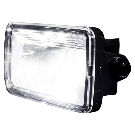 Ford Super Duty 17-21 Ultra Bright 2-Function White LED Fog Lights w/ Amber Turn Signals (Replaces Factory Fog Lights) - Smoked Black
