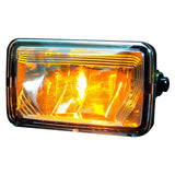 Ford Super Duty 17-21 Ultra Bright 2-Function White LED Fog Lights w/ Amber Turn Signals (Replaces Factory Fog Lights) - Smoked Black