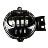 Dodge RAM 1500 02-08 Ultra Bright White LED Fog Lights 2-Pc Kit (Replaces Factory Fog Lights) - Smoked Lens