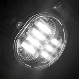 Dodge RAM 2500/3500 03-09 Ultra Bright White LED Fog Lights 2-Pc Kit (Replaces Factory Fog Lights) - Smoked Lens