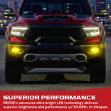 Dodge 19-22 RAM 1500, 2500, 3500 (Does Not Fit Classic Models) Ultra High Power LED & DRL Fog Lights - Multiple Colors