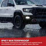 Dodge 19-22 RAM 1500, 2500, 3500 (Does Not Fit Classic Models) Ultra High Power LED & DRL Fog Lights - Multiple Colors