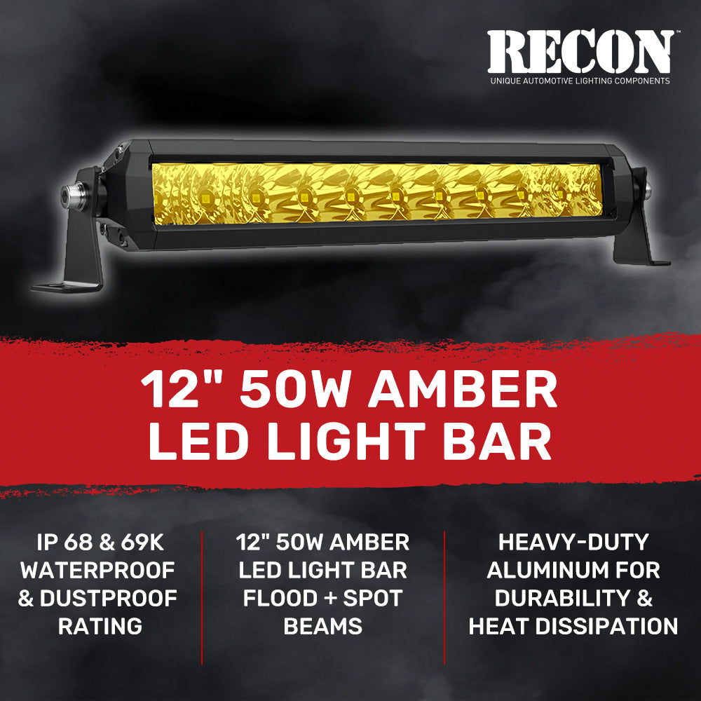Universal 12" Heavy Duty Aluminum Ultra Bright 50W Flood Spot Combo LED Light Bar - Multiple Colors RECON Universal 12" Heavy Duty Aluminum Ultra Bright 50W Flood Spot Combo LED Light Bar - Multiple Colors Universal 12" Heavy Duty Aluminum Ultra Bright 50W Flood Spot Combo LED Light Bar - Multiple Colors Universal 12" Heavy Duty Aluminum Ultra Bright 50W Flood Spot Combo LED Light Bar - Multiple Colors Universal 12" Heavy Duty Aluminum Ultra Bright 50W Flood Spot Combo LED Light Bar - Multiple Colors