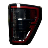 Ford F150 & Raptor 21-23 Ultra Bright OLED Tail Lights w/ Startup Light Sequence  (Replaces Factory LED Tail Lights w/ BLIS Only) - Multiple Lens