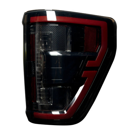 Ford F150 21-23 Ultra Bright OLED Tail Lights w/ Startup Light Sequence (Replaces Factory Halogen Tail Lights w/ BLIS Only) - Multiple Lens