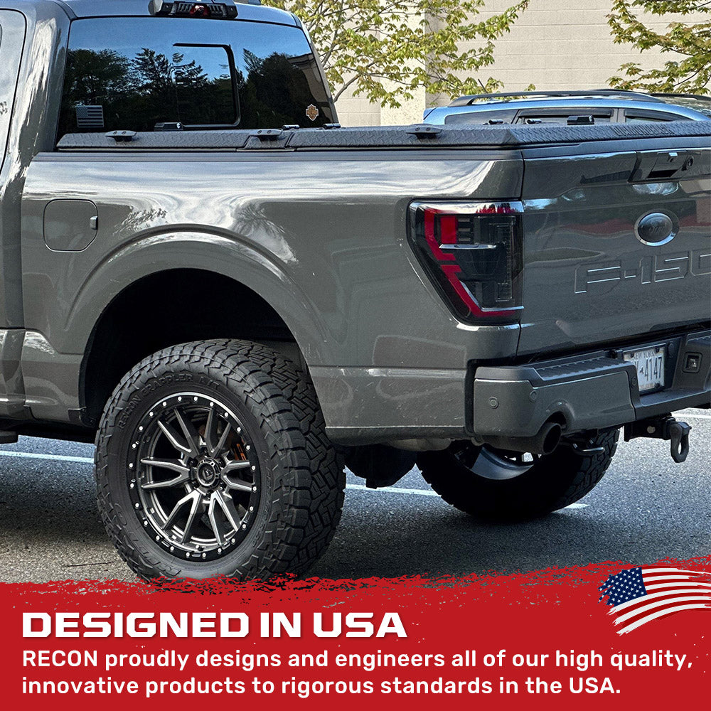 Ford F150 21-23 Ultra Bright OLED Tail Lights w/ Startup Light Sequence (Replaces Factory Halogen Tail Lights w/ BLIS Only) - Multiple Lens