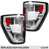 Ford F150 21-23 Ultra Bright OLED Tail Lights w/ Startup Light Sequence (Replaces Factory Halogen Tail Lights w/ BLIS Only) - Multiple Lens