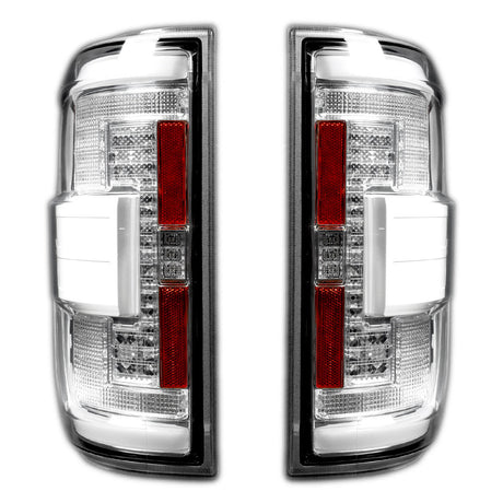 Ford F150 21-23 Ultra Bright OLED Tail Lights w/ Startup Light Sequence (Replaces Factory Halogen Tail Lights w/ BLIS Only) - Multiple Lens