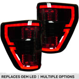 Ford F150 & Raptor 21-23 Ultra Bright OLED Tail Lights w/ Startup Light Sequence  (Replaces Factory LED Tail Lights w/ BLIS Only) - Multiple Lens