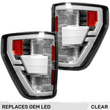 Ford F150 & Raptor 21-23 Ultra Bright OLED Tail Lights w/ Startup Light Sequence  (Replaces Factory LED Tail Lights w/ BLIS Only) - Multiple Lens