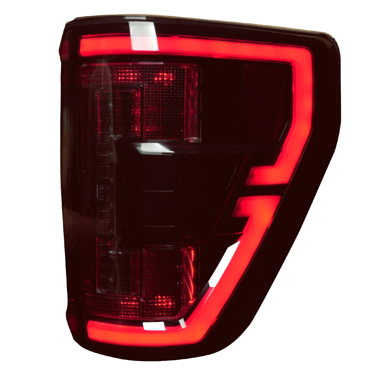 Ford F150 21-23 Ultra Bright OLED Tail Lights w/ Startup Light Sequence (Replaces Factory Halogen Tail Lights w/ BLIS Only) - Multiple Lens