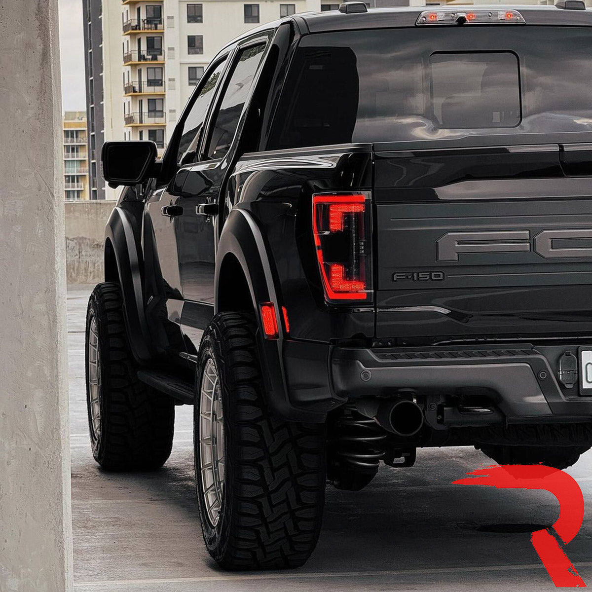 Ford F150 21-23 Ultra Bright OLED Tail Lights w/ Startup Light Sequence (Replaces Factory Halogen Tail Lights w/ BLIS Only) - Multiple Lens