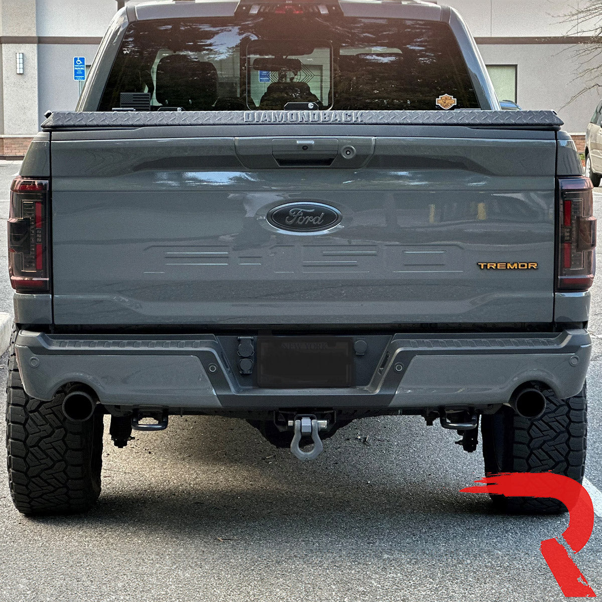 Ford F150 21-23 Ultra Bright OLED Tail Lights w/ Startup Light Sequence (Replaces Factory Halogen Tail Lights w/ BLIS Only) - Multiple Lens