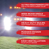 9007 12V Ultra High-Power 60-Watt LED Headlight Bulbs (Hi & Low Beams) 6000K Color RECON 9007 12V Ultra High-Power 60-Watt LED Headlight Bulbs (Hi & Low Beams) 6000K Color 9007 12V Ultra High-Power 60-Watt LED Headlight Bulbs (Hi & Low Beams) 6000K Color 9007 12V Ultra High-Power 60-Watt LED Headlight Bulbs (Hi & Low Beams) 6000K Color 9007 12V Ultra High-Power 60-Watt LED Headlight Bulbs (Hi & Low Beams) 6000K Color