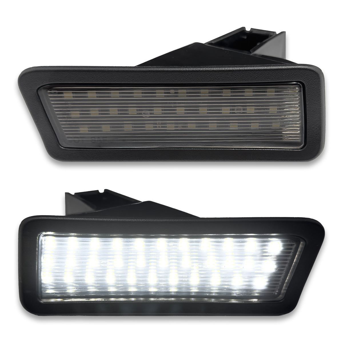 Dodge 19-26 RAM 1500 (NOT Classic Models) Ultra Bright 6000K White LED License Plate Illumination Kit - Smoked Lens