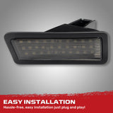 Dodge 19-26 RAM 1500 (NOT Classic Models) Ultra Bright 6000K White LED License Plate Illumination Kit - Smoked Lens