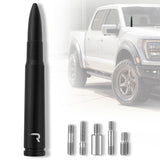 .50 Cal Bullet Antenna (Fits OEM Factory Threaded Antenna) Multiple Colors