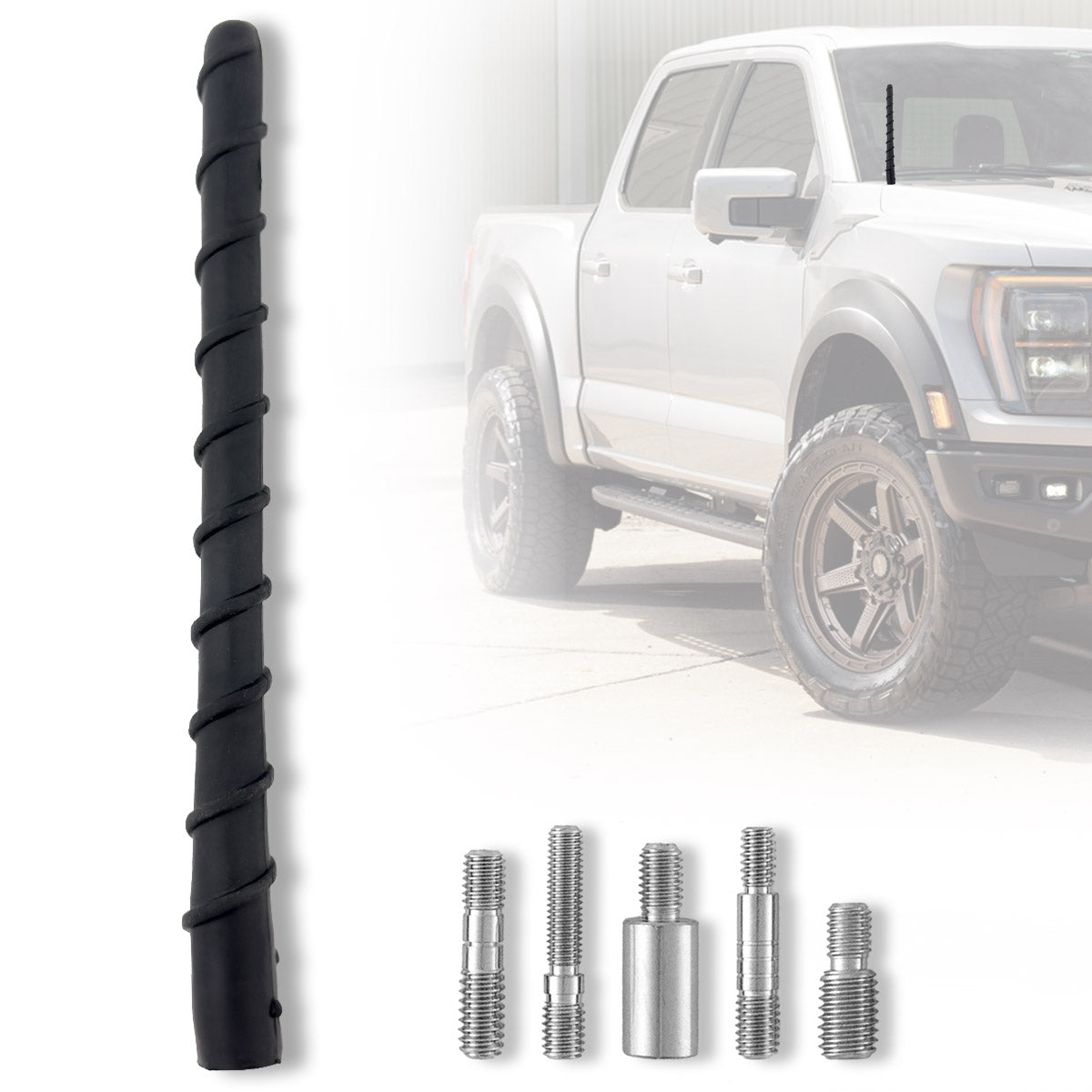 Aluminum 7" Long Range Antenna (Fits OEM Factory Threaded Antenna) in Black RECON Aluminum 7" Long Range Antenna (Fits OEM Factory Threaded Antenna) in Black Aluminum 7" Long Range Antenna (Fits OEM Factory Threaded Antenna) in Black Aluminum 7" Long Range Antenna (Fits OEM Factory Threaded Antenna) in Black Aluminum 7" Long Range Antenna (Fits OEM Factory Threaded Antenna) in Black