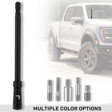 Aluminum 8" Antenna Mast (Fits OEM Factory Threaded Antenna) Multiple Colors
