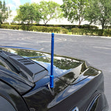 Aluminum 8" Antenna (Fits OEM Factory Threaded Antenna) Orange & Green