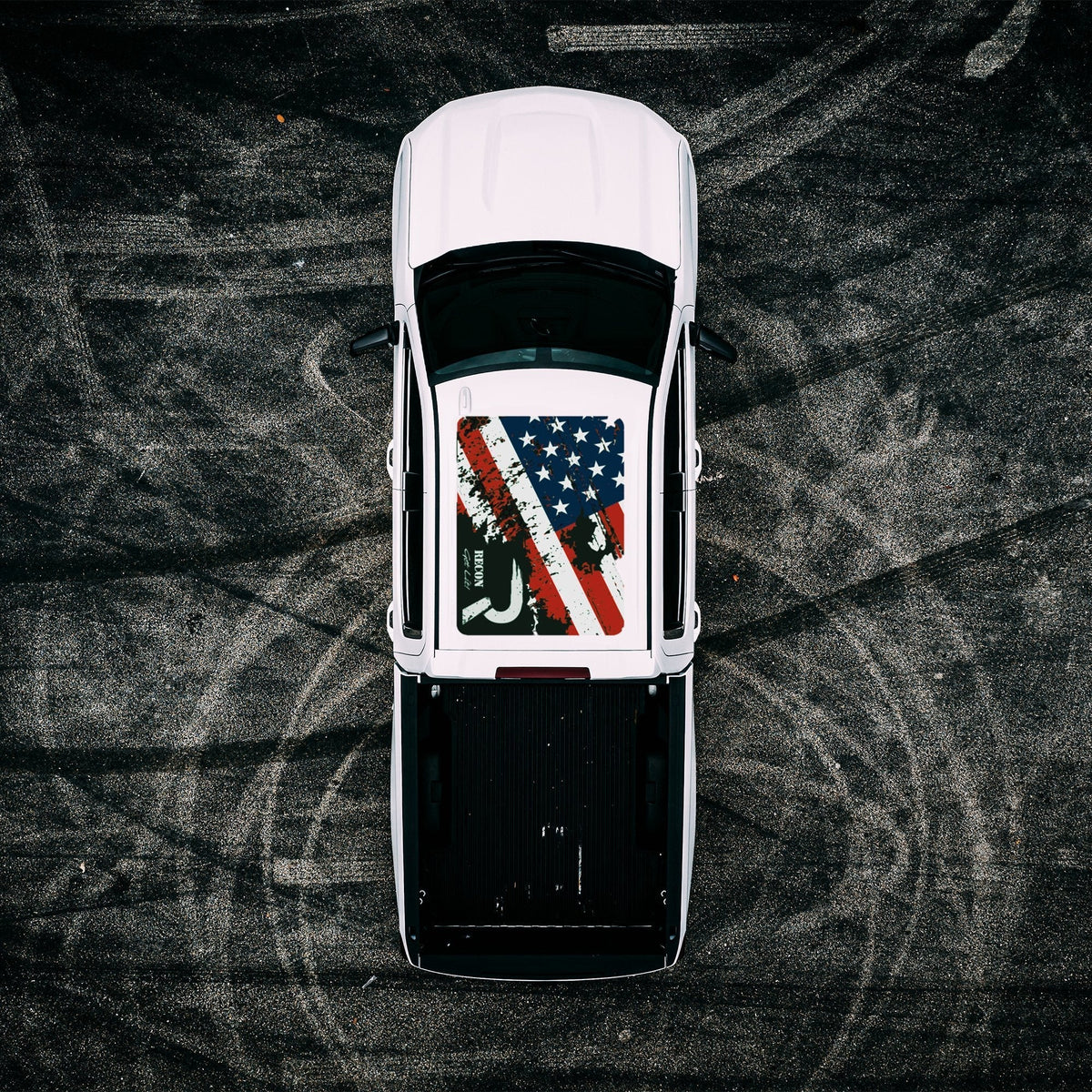 Roof Vinyl Wrap - RECON USA Flag RECON Roof Vinyl Wrap - RECON USA Flag Roof Vinyl Wrap - RECON USA Flag Roof Vinyl Wrap - RECON USA Flag Roof Vinyl Wrap - RECON USA Flag