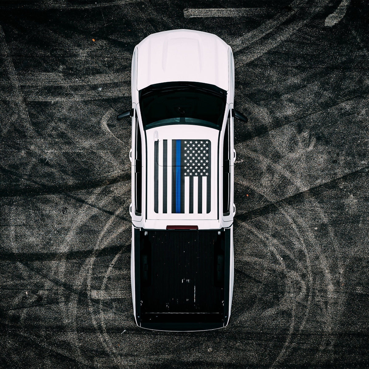 Roof Vinyl Wrap - USA Thin Blue Line Flag RECON Roof Vinyl Wrap - USA Thin Blue Line Flag Roof Vinyl Wrap - USA Thin Blue Line Flag Roof Vinyl Wrap - USA Thin Blue Line Flag Roof Vinyl Wrap - USA Thin Blue Line Flag