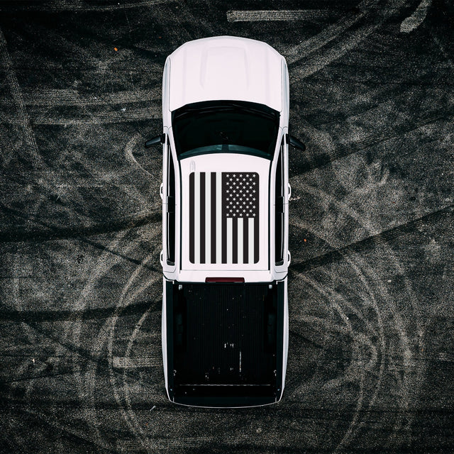 Roof Vinyl Wrap - USA Black and Silver Flag RECON Roof Vinyl Wrap - USA Black and Silver Flag Roof Vinyl Wrap - USA Black and Silver Flag Roof Vinyl Wrap - USA Black and Silver Flag Roof Vinyl Wrap - USA Black and Silver Flag