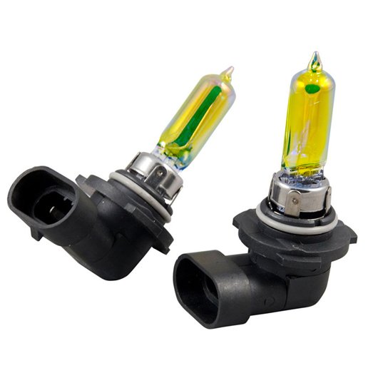 H13 9008 12V 65/55W High/Low Headlight Bulbs in Solar Yellow