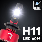 H11 12V Ultra High-Power 60-Watt LED Headlight Bulbs Single Beam 6000K Color RECON H11 12V Ultra High-Power 60-Watt LED Headlight Bulbs Single Beam 6000K Color H11 12V Ultra High-Power 60-Watt LED Headlight Bulbs Single Beam 6000K Color H11 12V Ultra High-Power 60-Watt LED Headlight Bulbs Single Beam 6000K Color H11 12V Ultra High-Power 60-Watt LED Headlight Bulbs Single Beam 6000K Color