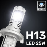 H13 9008 12V High Power LED Headlight Bulbs 25-Watt (High & Low Beams) Ballast Free - 6000K Color RECON H13 9008 12V High Power LED Headlight Bulbs 25-Watt (High & Low Beams) Ballast Free - 6000K Color H13 9008 12V High Power LED Headlight Bulbs 25-Watt (High & Low Beams) Ballast Free - 6000K Color H13 9008 12V High Power LED Headlight Bulbs 25-Watt (High & Low Beams) Ballast Free - 6000K Color H13 9008 12V High Power LED Headlight Bulbs 25-Watt (High & Low Beams) Ballast Free - 6000K Color