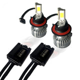 H4 9003 12V High-Power (Hi & Low Beam) Headlight Bulbs LED