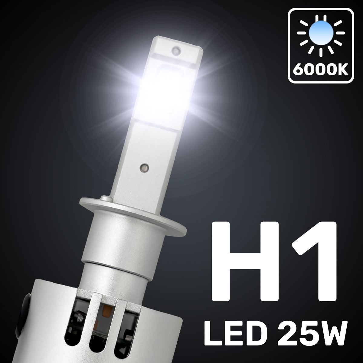 H1 12V High Power LED Headlight Bulbs 25-Watt (Single Beam) Ballast Free - 6000K Color RECON H1 12V High Power LED Headlight Bulbs 25-Watt (Single Beam) Ballast Free - 6000K Color H1 12V High Power LED Headlight Bulbs 25-Watt (Single Beam) Ballast Free - 6000K Color H1 12V High Power LED Headlight Bulbs 25-Watt (Single Beam) Ballast Free - 6000K Color H1 12V High Power LED Headlight Bulbs 25-Watt (Single Beam) Ballast Free - 6000K Color