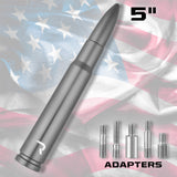 .50 Cal Bullet Antenna (Fits OEM Factory Threaded Antenna) Multiple Colors