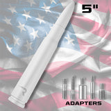 .50 Cal Bullet Antenna (Fits OEM Factory Threaded Antenna) Multiple Colors