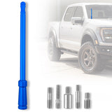 Aluminum 8" Antenna Mast (Fits OEM Factory Threaded Antenna) Multiple Colors