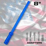 Aluminum 8" Antenna Mast (Fits OEM Factory Threaded Antenna) Multiple Colors