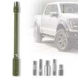 AR-15 Rifle Barrel 10" Aluminum Truck Antenna with 3-Pronged Threaded Flash Hider Barrel Tip (Antenna Fits OEM Factory Threaded Antenna Base) Multiple Colors