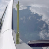 AR-15 Rifle Barrel 10" Aluminum Truck Antenna with 3-Pronged Threaded Flash Hider Barrel Tip (Antenna Fits OEM Factory Threaded Antenna Base) Multiple Colors
